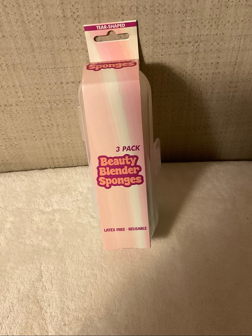 3-Pack Pink Beauty Blender Sponges - Unbranded